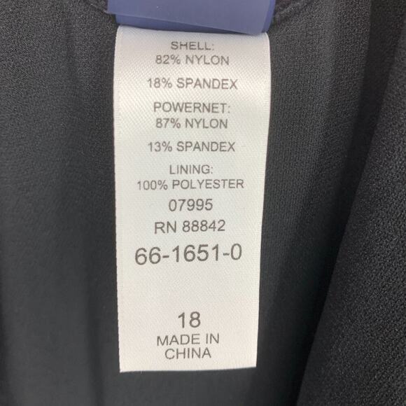 NWT Swimsuits For All Plus Sz 18 Floral Lattice One Piece Bathing Suit Underwire - Picture 5 of 8